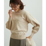 【WEB限定】パール使い格子ニットプルオーバー | ROPE' PICNIC | 詳細画像1 