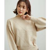 【WEB限定】パール使い格子ニットプルオーバー | ROPE' PICNIC | 詳細画像19 