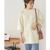 キナリ(16) | 【WEB限定】ビッグケーブルニットプルオーバー | ROPE' PICNIC
