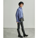 【WEB限定】タートルネックスリットニットプルオーバー | ROPE' PICNIC | 詳細画像18 