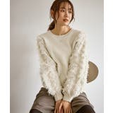 【emur/エミュール】ラメジャガードフリンジスリーブプルオーバー | ROPE' PICNIC | 詳細画像12