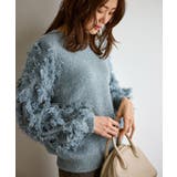 【emur/エミュール】ラメジャガードフリンジスリーブプルオーバー | ROPE' PICNIC | 詳細画像18