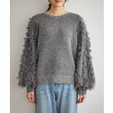 【emur/エミュール】ラメジャガードフリンジスリーブプルオーバー | ROPE' PICNIC | 詳細画像21