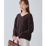 【ちゃんと+かわいい保証】【WEB限定】スフレニット Vネックコンパクトプルオー… | ROPE' PICNIC | 詳細画像10