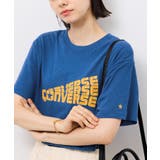 【CONVERSE/コンバース】ネップラスラブ天竺クラックプリントTシャツ | ROPE' PICNIC | 詳細画像1 
