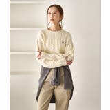 ケーブル編みクロップドニットプルオーバー | ROPE' PICNIC | 詳細画像12
