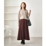 ケーブル編みクロップドニットプルオーバー | ROPE' PICNIC | 詳細画像14