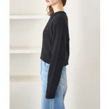 ケーブル編みクロップドニットプルオーバー | ROPE' PICNIC | 詳細画像27