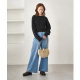 ケーブル編みクロップドニットプルオーバー | ROPE' PICNIC | 詳細画像3