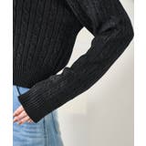 ケーブル編みクロップドニットプルオーバー | ROPE' PICNIC | 詳細画像32