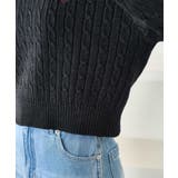 ケーブル編みクロップドニットプルオーバー | ROPE' PICNIC | 詳細画像33