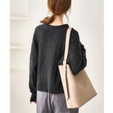 ケーブル編みクロップドスキッパーニット | ROPE' PICNIC | 詳細画像14