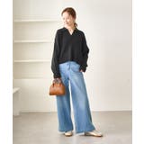 ケーブル編みクロップドスキッパーニット | ROPE' PICNIC | 詳細画像15