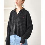 ケーブル編みクロップドスキッパーニット | ROPE' PICNIC | 詳細画像19