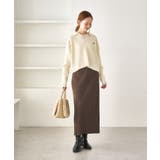 ケーブル編みクロップドスキッパーニット | ROPE' PICNIC | 詳細画像20