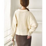 ケーブル編みクロップドスキッパーニット | ROPE' PICNIC | 詳細画像24