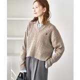 ケーブル編みクロップドスキッパーニット | ROPE' PICNIC | 詳細画像29