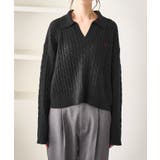 ケーブル編みクロップドスキッパーニット | ROPE' PICNIC | 詳細画像35