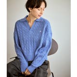ケーブル編みクロップドスキッパーニット | ROPE' PICNIC | 詳細画像7