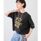 【Champion チャンピオン別注】アソートロゴボートネックハーフスリーブスウ… | ROPE' PICNIC | 詳細画像5 