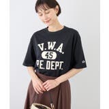 【Champion チャンピオン別注】アソートロゴプリントオーバーサイズTシャツ… | ROPE' PICNIC | 詳細画像5 