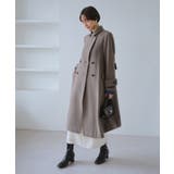 JAPAN FABRIC ダブルチェスターコート/一部WEB限定カラー | ROPE' PICNIC | 詳細画像27 