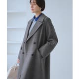 ジャージメルトン無地＆チェックオーバーPコート 一部WEB限定カラー リンクコー… | ROPE' PICNIC | 詳細画像12 