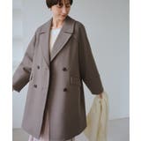 ジャージメルトン無地＆チェックオーバーPコート 一部WEB限定カラー リンクコー… | ROPE' PICNIC | 詳細画像17 