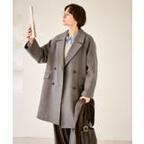 ジャージメルトン無地＆チェックオーバーPコート 一部WEB限定カラー リンクコー… | ROPE' PICNIC | 詳細画像24 