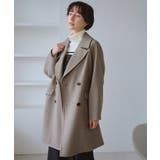 ジャージメルトン無地＆チェックオーバーPコート 一部WEB限定カラー リンクコー… | ROPE' PICNIC | 詳細画像27 