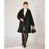 ジャージメルトン無地＆チェックオーバーPコート 一部WEB限定カラー リンクコー… | ROPE' PICNIC | 詳細画像3 