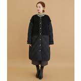 【WEB限定】ボアキルト切り替えルーズアウター | ROPE' PICNIC | 詳細画像2 