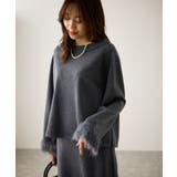 フェイクファースリーブニットセットアップ | ROPE' PICNIC | 詳細画像4 
