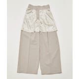 【セットアップ対応】麻調シアーワイドパンツ | ROPE' PICNIC | 詳細画像11