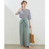 【セットアップ対応】麻調シアーワイドパンツ | ROPE' PICNIC | 詳細画像19