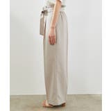 【セットアップ対応】麻調シアーワイドパンツ | ROPE' PICNIC | 詳細画像2