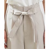 【セットアップ対応】麻調シアーワイドパンツ | ROPE' PICNIC | 詳細画像5