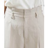 【セットアップ対応】麻調シアーワイドパンツ | ROPE' PICNIC | 詳細画像9