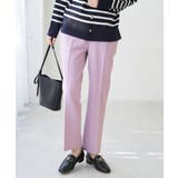 ラベンダー(52) | 【ラク美】ファスナースリットカラーパンツ | ROPE' PICNIC