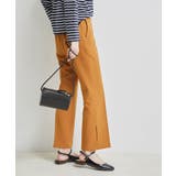 カラシ(86) | 【ラク美】ファスナースリットカラーパンツ | ROPE' PICNIC