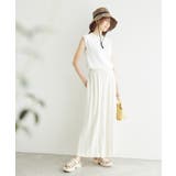 レーヨン麻混イージーワイドパンツ | ROPE' PICNIC | 詳細画像11 