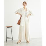 レーヨン麻混イージーワイドパンツ | ROPE' PICNIC | 詳細画像23 