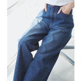 ネイビー(40) | キラキラビジューデニム | ROPE' PICNIC