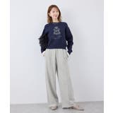 ロゴ刺繍入りワイドスウェットパンツ | ROPE' PICNIC | 詳細画像10 