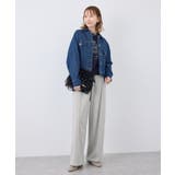 ロゴ刺繍入りワイドスウェットパンツ | ROPE' PICNIC | 詳細画像14 