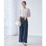 【ウエスト革命デニム】ウエストシェイプデニムワイドパンツ | ROPE' PICNIC | 詳細画像10 