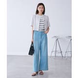 【ウエスト革命デニム】ウエストシェイプデニムワイドパンツ | ROPE' PICNIC | 詳細画像12 