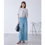 【ウエスト革命デニム】ウエストシェイプデニムワイドパンツ | ROPE' PICNIC | 詳細画像13 