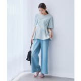 【ウエスト革命デニム】ウエストシェイプデニムワイドパンツ | ROPE' PICNIC | 詳細画像16 