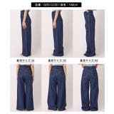 【ウエスト革命デニム】ウエストシェイプデニムワイドパンツ | ROPE' PICNIC | 詳細画像17 